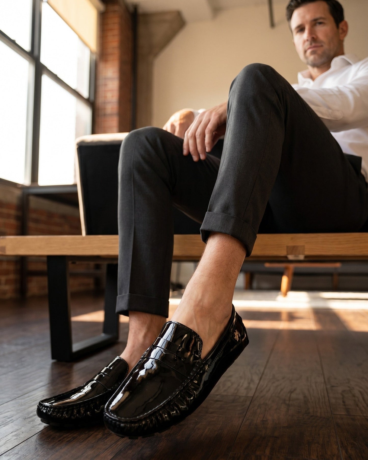 Pietro Patent Leather Penny Loafer
