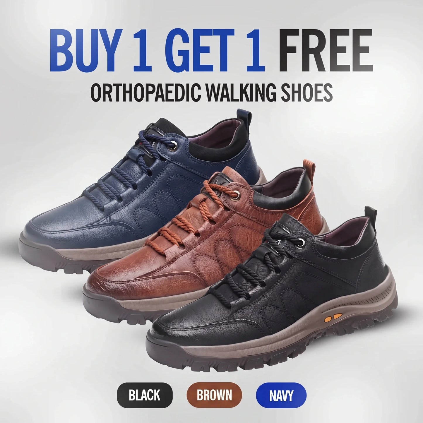 Buy 1 Get 1 Free – OrthoPlush Orthopaedic Shoes